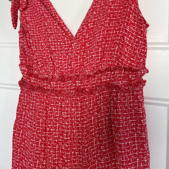 Red & White Jumpsuit - Picture 3 of 3